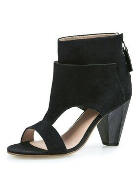 J Shoes Bernice Suede T-Strap Booties Foot Boots